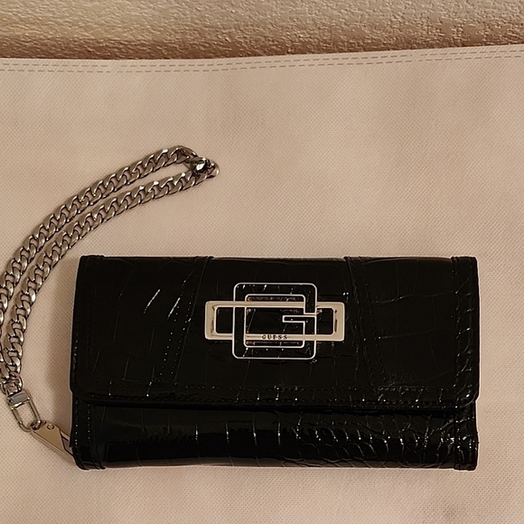 Guess Handbags - Y2K GUESS Faux Croc Wallet like NEW